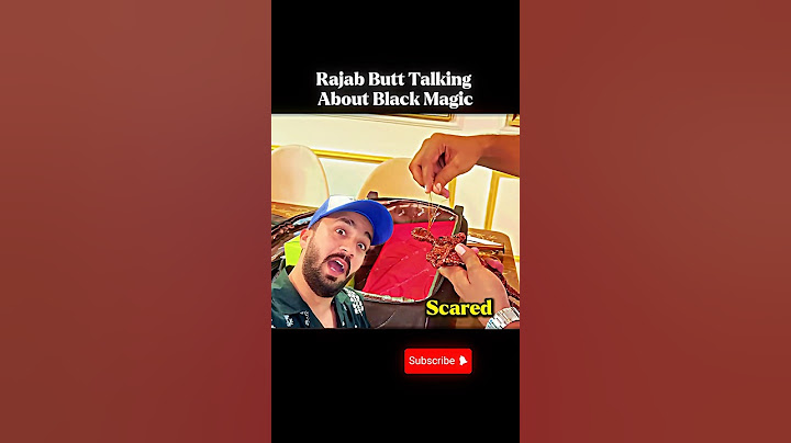 Rajab Butt Talking About Black Magic #rajabfamily #magic #funny