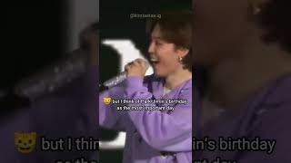 Jimin My Birthday Is Not Important.