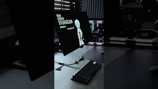 Black Minimal Gaming Setup. #desksetup #gamingsetup #compsetup #pc #setupgaming #minimal #fyp