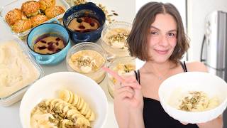 Mis desayunos fáciles favoritos para preparar 1 día antes ✨