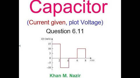 LCA 6.2(2) (U/H)(Alex) Capacitor - Voltage Plot, Question 6.11