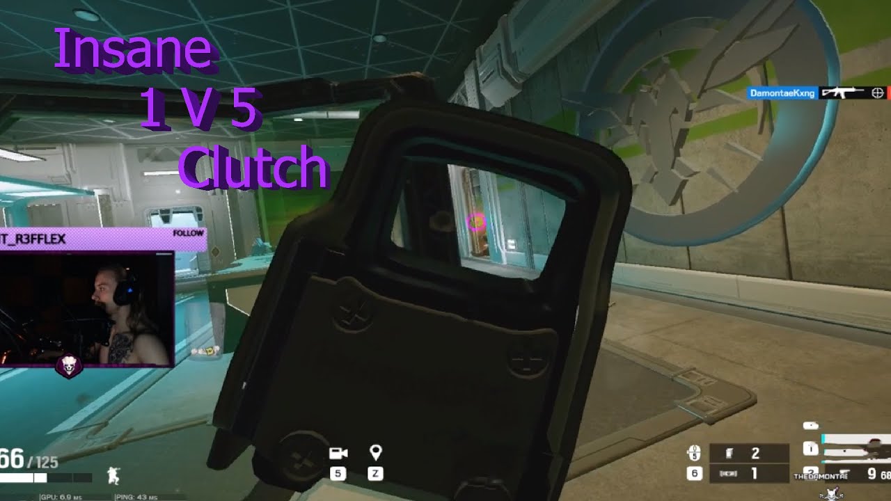 Rainbow Six Siege Insane 1 v 5 Clutch Nighthaven - YouTube