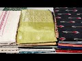 DOUBLE IKKAT PURE COTTON WITH KALAMKARI DUPATTA|PURE HAKOBA COTTON WITH CHIFFON THREADWORK DUPATTA|