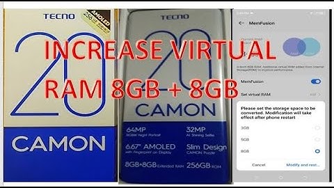 INCREASE RAM MEMORY | INCREASE VIRTUAL RAM | 8GB+8GB | MEMORY EXTENSION FEATURES |