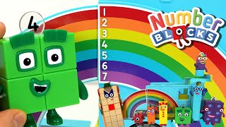 Numberblocks Rainbow Friends from 21 & Numberblock Counting Bus! Colors and Numbers for Kids