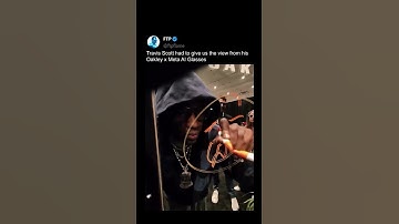 Thumbnail of Travis Scott gives us a look through his AI Glasses 👓