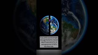 What happens when you drill a tunnel straight through the Earth? 😨🧐