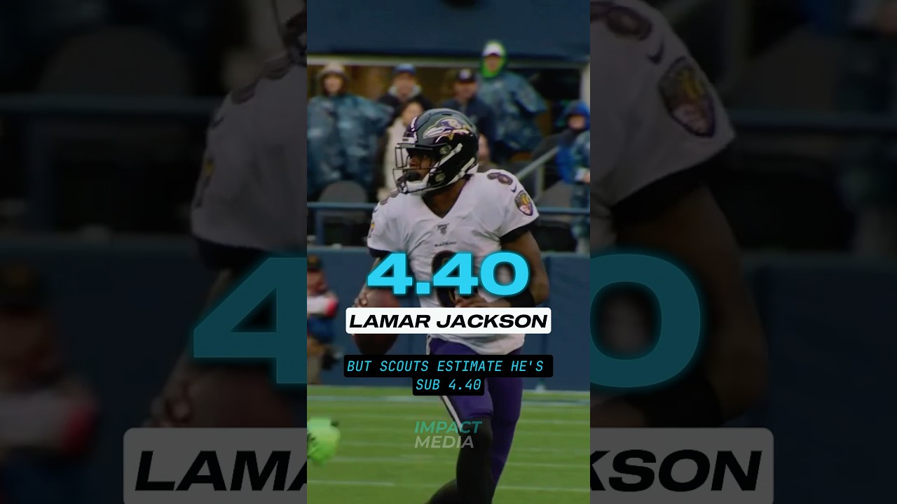 Who Is the Fastest QB in the 40-yard dash? #lamarjackson #michaelvick #justinfields
