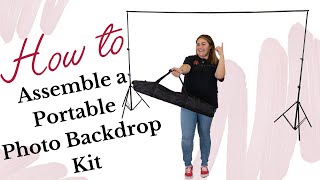 How to Assemble a Portable Photo Backdrop Kit