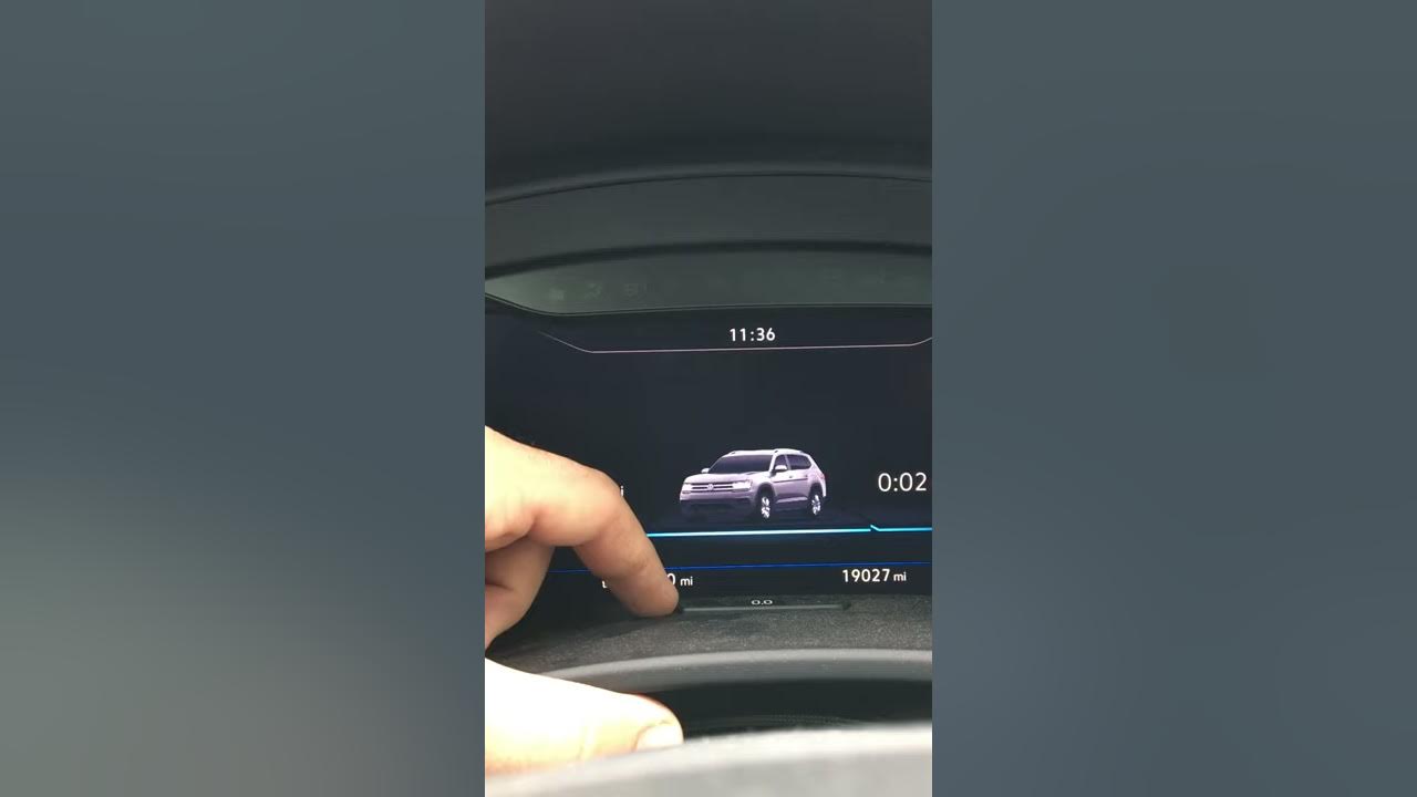 VW Atlas service reminder reset - YouTube