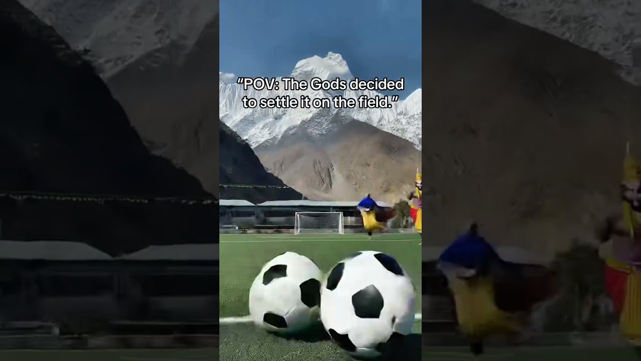 𝗪𝗵𝗲𝗻 𝗛𝗶𝗻𝗱𝘂 𝗚𝗼𝗱𝘀 𝗣𝗹𝗮𝘆 𝗙𝗼𝗼𝘁𝗯𝗮𝗹𝗹 𝗶𝗻 𝘁𝗵𝗲 𝗛𝗶𝗺𝗮𝗹𝗮𝘆𝗮𝘀…