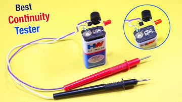 How to Make a Continuity Tester at Home !!