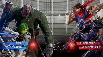 Nemesis & Gamora vs Strider Hiryu & Black Panther 🔥 Marvel vs Capcom: Infinite (Hardest) 🔥 Pc Mod