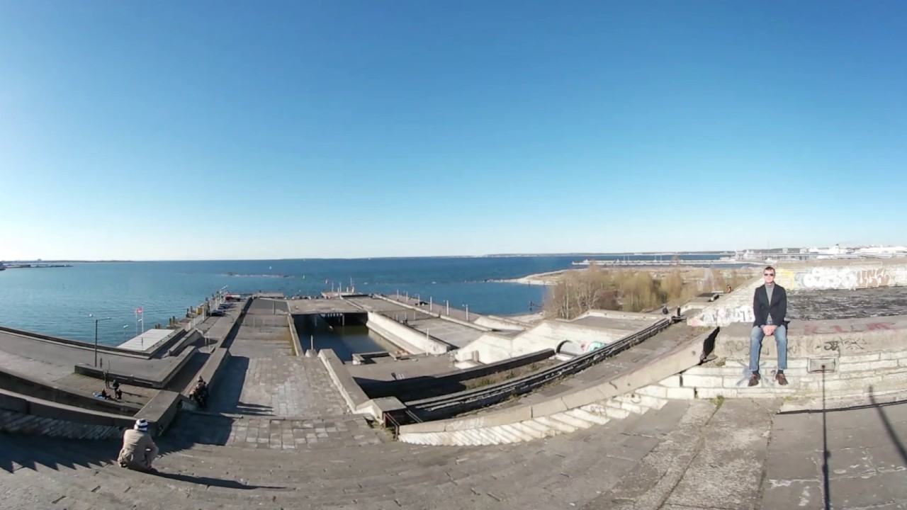 The ruins of Linnahall Venue, Tallinn, Estonia