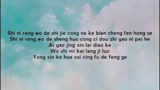You dian tian~lyrics Wang Su Long