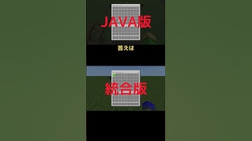 [マイクラ]JAVA版 統合版どっち?