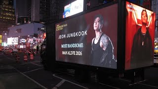 FULL VIDEO 🏆 JUNGKOOK HAS WON MOST HANDSOME MAN ALIVE 2026 #bts #jungkook #jk #btsjungkook 