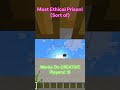 "Ethical" IMPOSSIBLE Prison! #shorts #minecraft #minecraftglitches #minecraftshorts #fyp #itsmejames