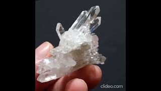 MB49 Splendid QUARTZ crystals Mont Blanc, Val d'Aosta, Italy