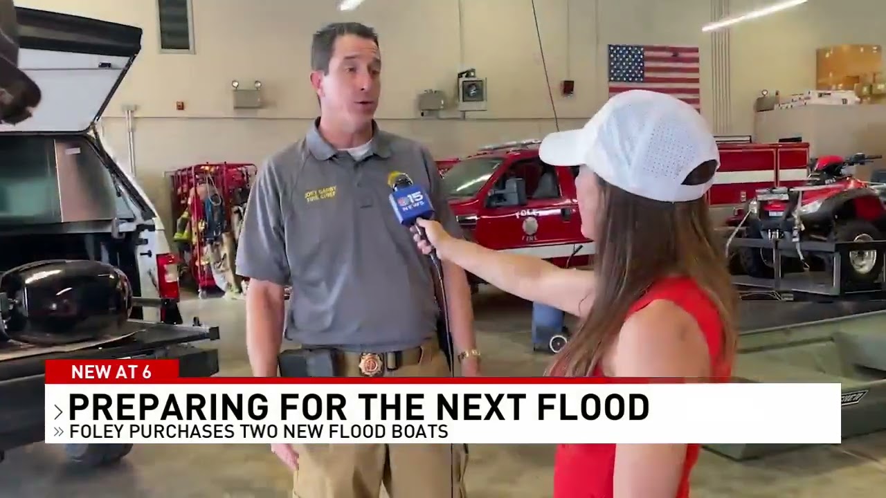 Foley Fire Department buys two new smaller flood water boats - NBC 15 WPMI
