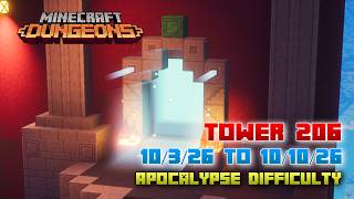 The Tower 206 Apocalypse Full Climb, Guide & Strategy, Minecraft Dungeons Fauna Faire