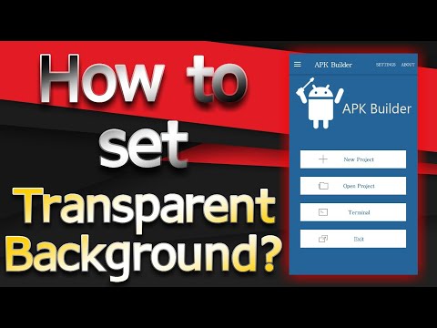 How to set Transparent Background in Activity Programmatically? (Android JAVA)