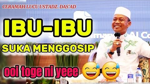 Ceramah lucu dan seru di kementerian/Ibu-ibu pada ketawa/ustadz.das