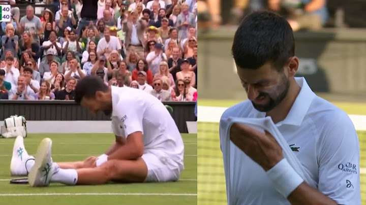 Novak Djokovic lay down on court and crying when Jannik Sinner win Wimbledon semi final