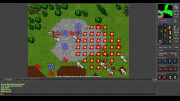 Old Tibia - Mage killing an Entire Noob PK Team (Inferna 2006 7.6)