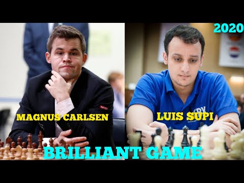 CARLSEN vs SUPI Queen Sacrifice IMMORTAL GAME WOW GAME! 