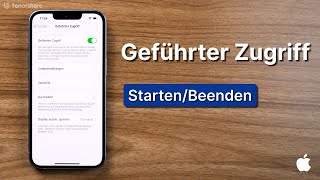 Geführter Zugriff auf dem iPhone: iOS Geräte kindersicher machen [STARTEN/BEENDEN] screenshot 3