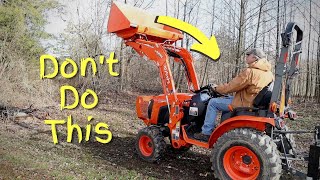 #42  Tractor safety tips for new tractor owners and experienced operators. Kubota B2601