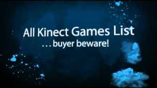 All Kinect Games List - Only HERE Complete Kinect Games List!