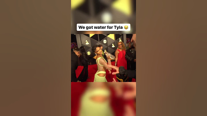 We Gave Tyla Water on The Red Carpet 😂