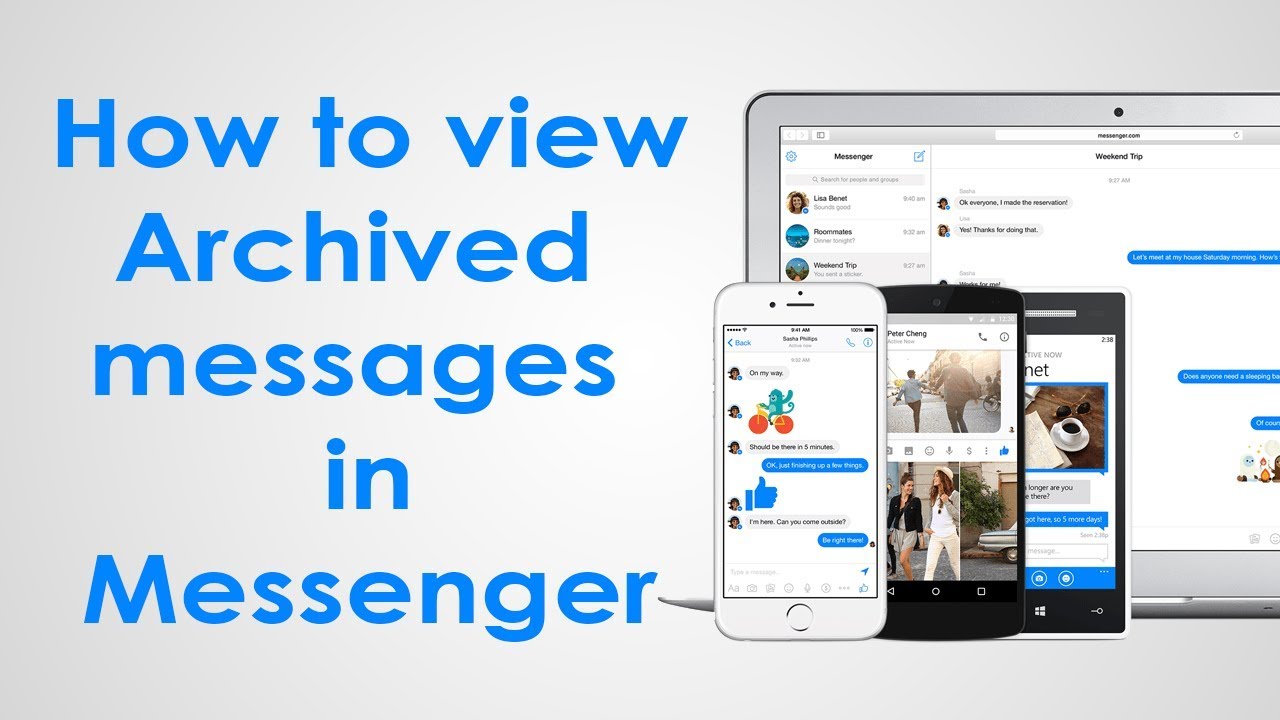 how to see archived messages on facebook messenger