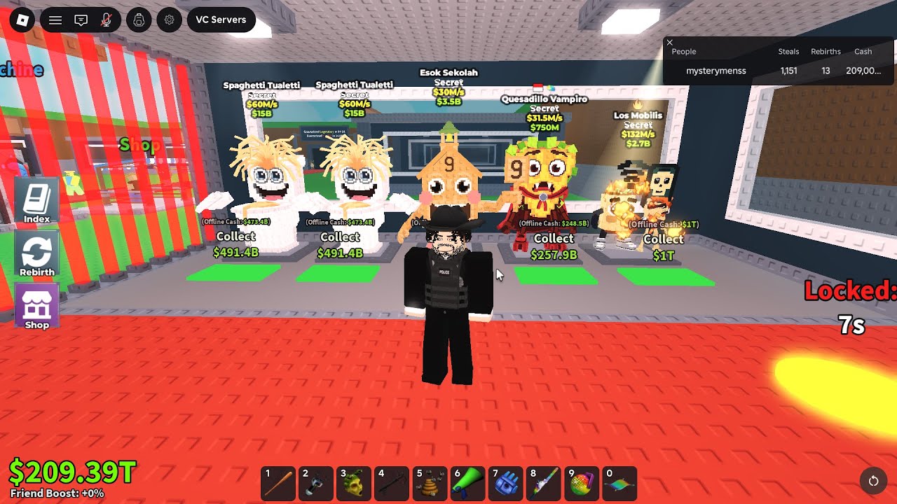 Live PVPIND DUEL AND TRADING INSIDE SAB ROBLOX!