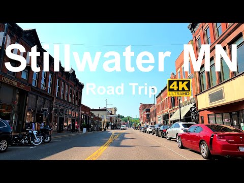 Stillwater Minnesota 🇺🇸 Road Trip 4K