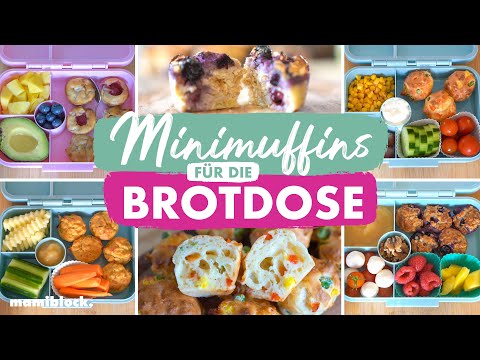 Minimuffin Rezepte für die Brotdose | Back 2 School | Kita & Kindergarten | mamiblock @mamiblock