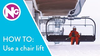 How To Get On and Off a Chair Lift in 5 Steps // Learn to Ski