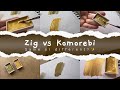 Zig vs Komorebi Metallic Gold – Same or Different? (Black &amp; White Paper Test) #metallicwatercolor