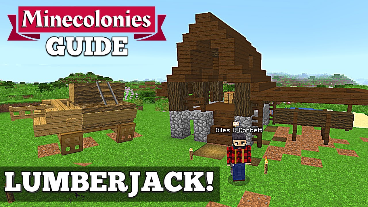 Minecolonies Guide – The Lumberjack! #11