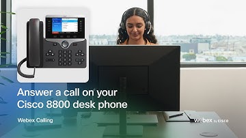 Answer a call on your Cisco 8800 desk phone