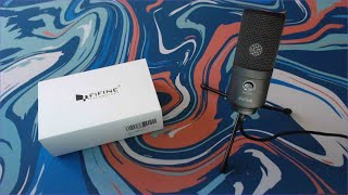 FiFine Microphone Unboxing + Review + Fortnite ASMR