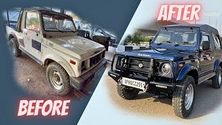 Restoration of MARUTI GYPSY from scratch by PALMOTORSPORTS I SOFT TOP GYPSY converted to HARDTOP screenshot 2