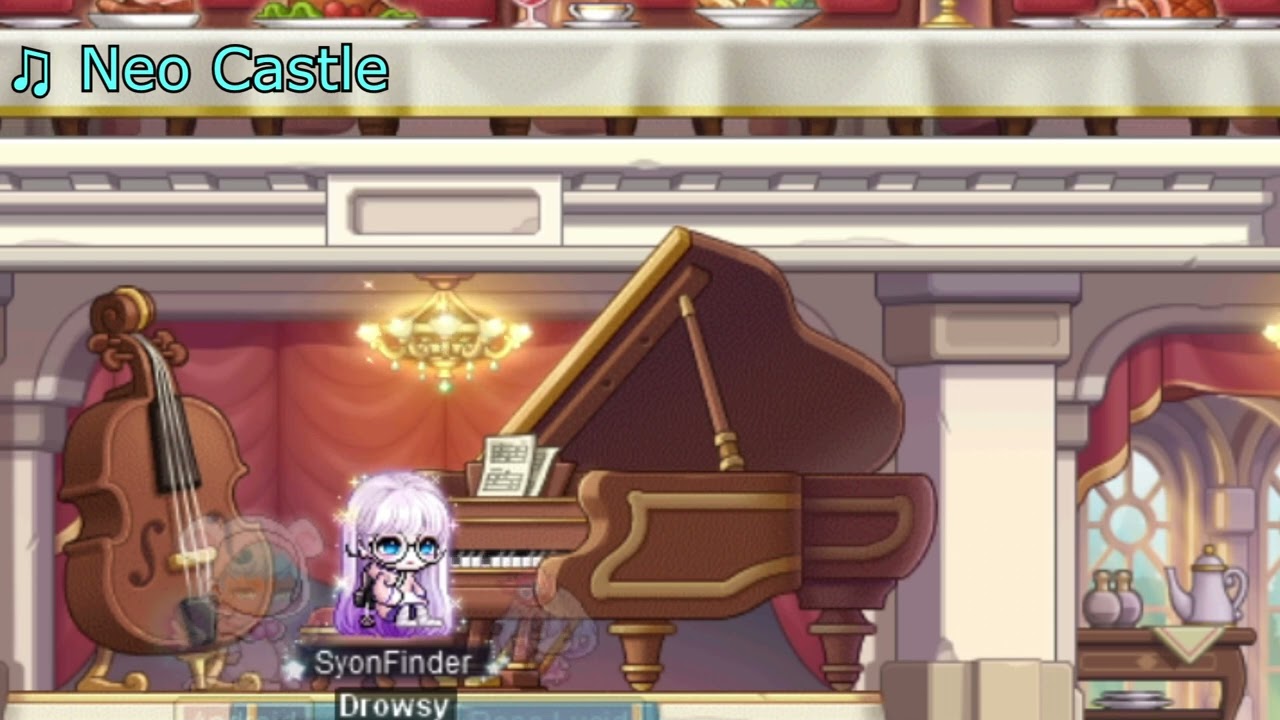 Maplestory Guild Castle 1 Hour of Relaxing Piano BGM (ALL SONGS)