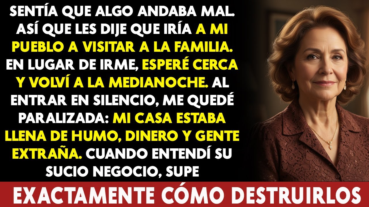 Fingí ir a mi ciudad natal y regresé a medianoche. Lo que hicieron mi hijo y mi nuera me dejó helado