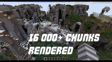The 64 Render Distance Experience in Minecraft