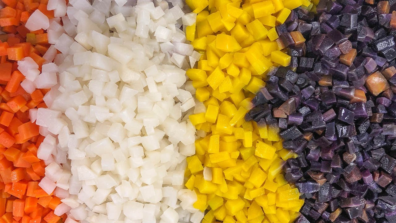 Les tailles de légumes