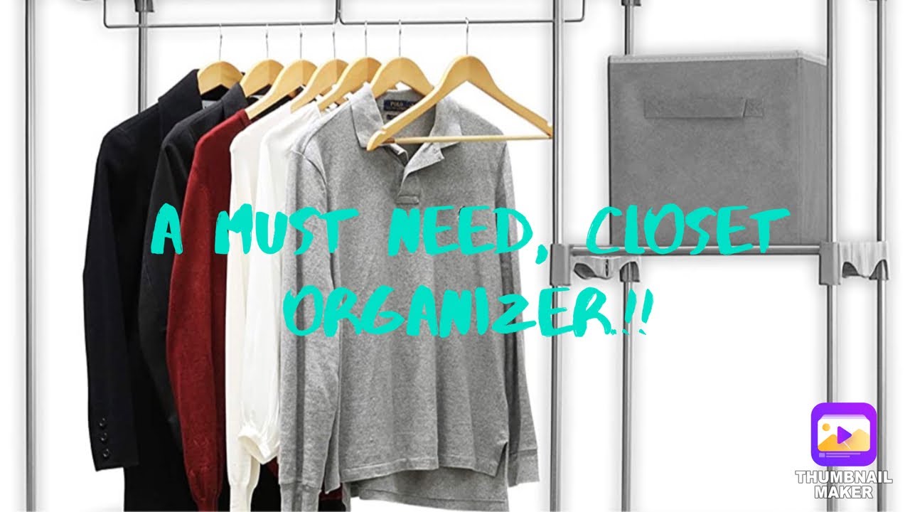 Simple houseware freestanding Clothes Garment Organizer closet. YouTube