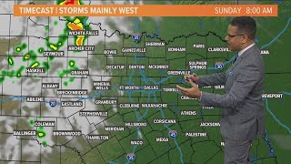 DFW weather: Tracking weekend rain and storm chances